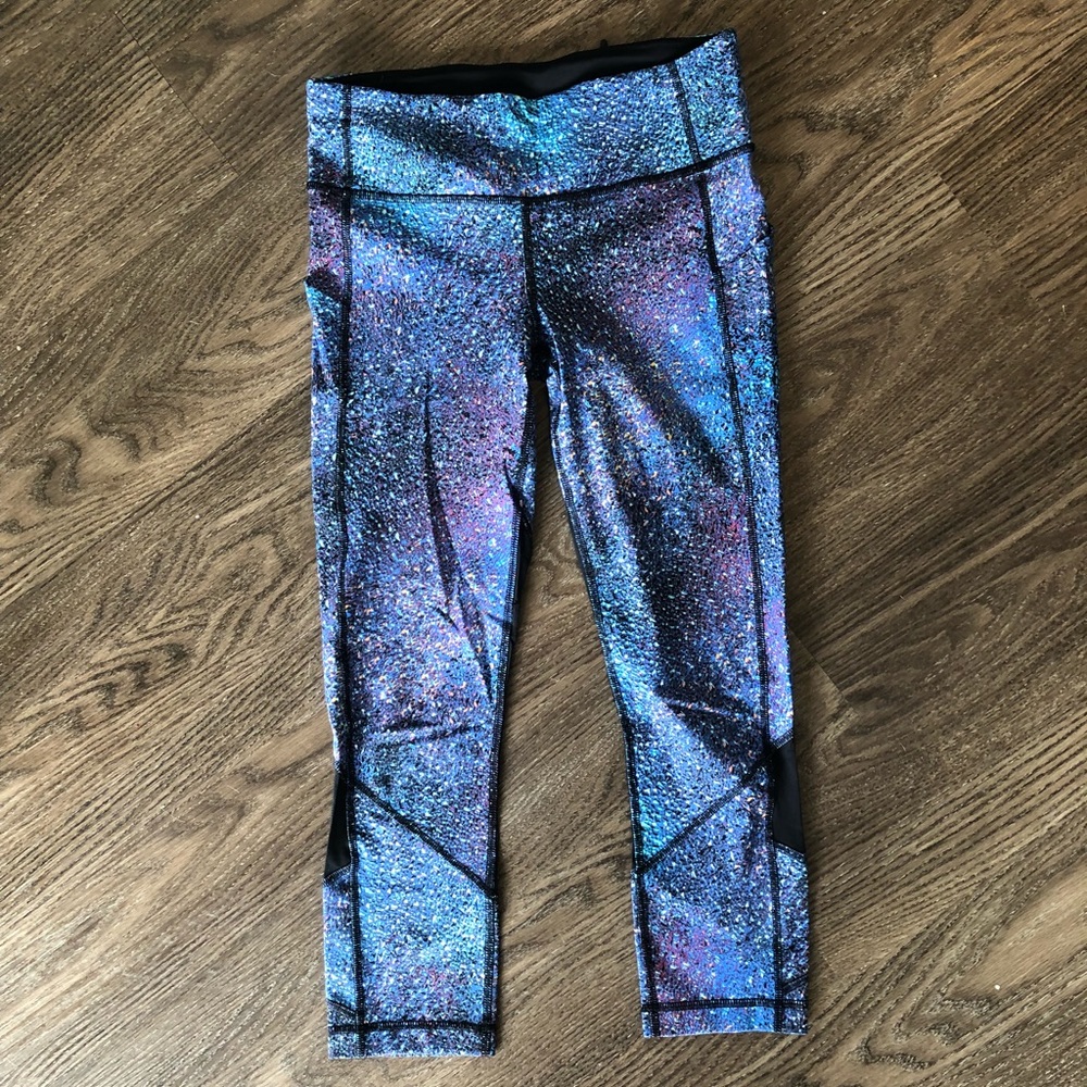 lululemon speckled leggings, size 4